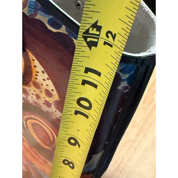 Corkys Nomad Yippy Multicolor Abstract Print Rain Boots 2" Heel Size 11 - Picture 6 of 7